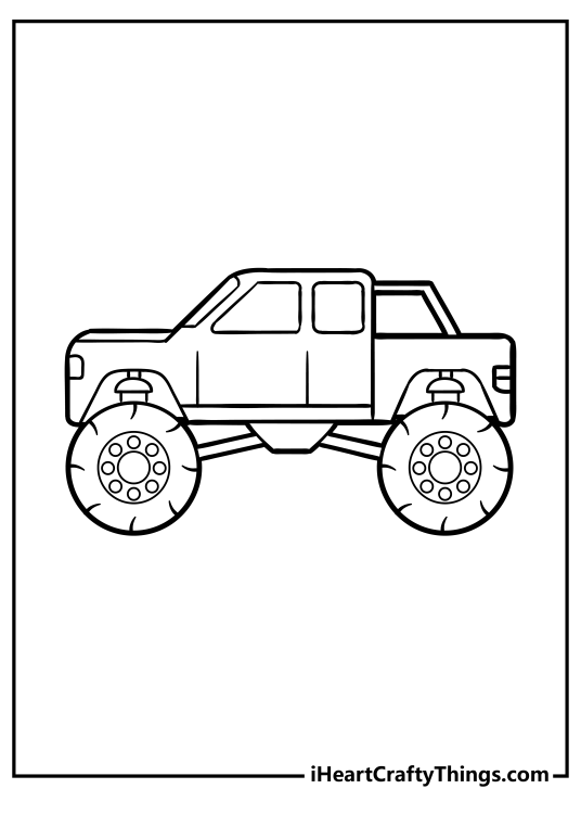 Monster Truck coloring pages