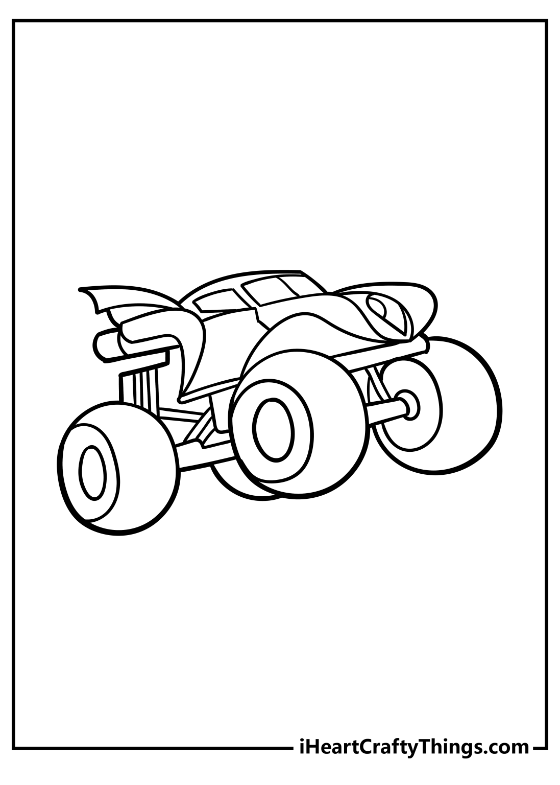 Monster Truck Coloring Pages (100% Free Printables)