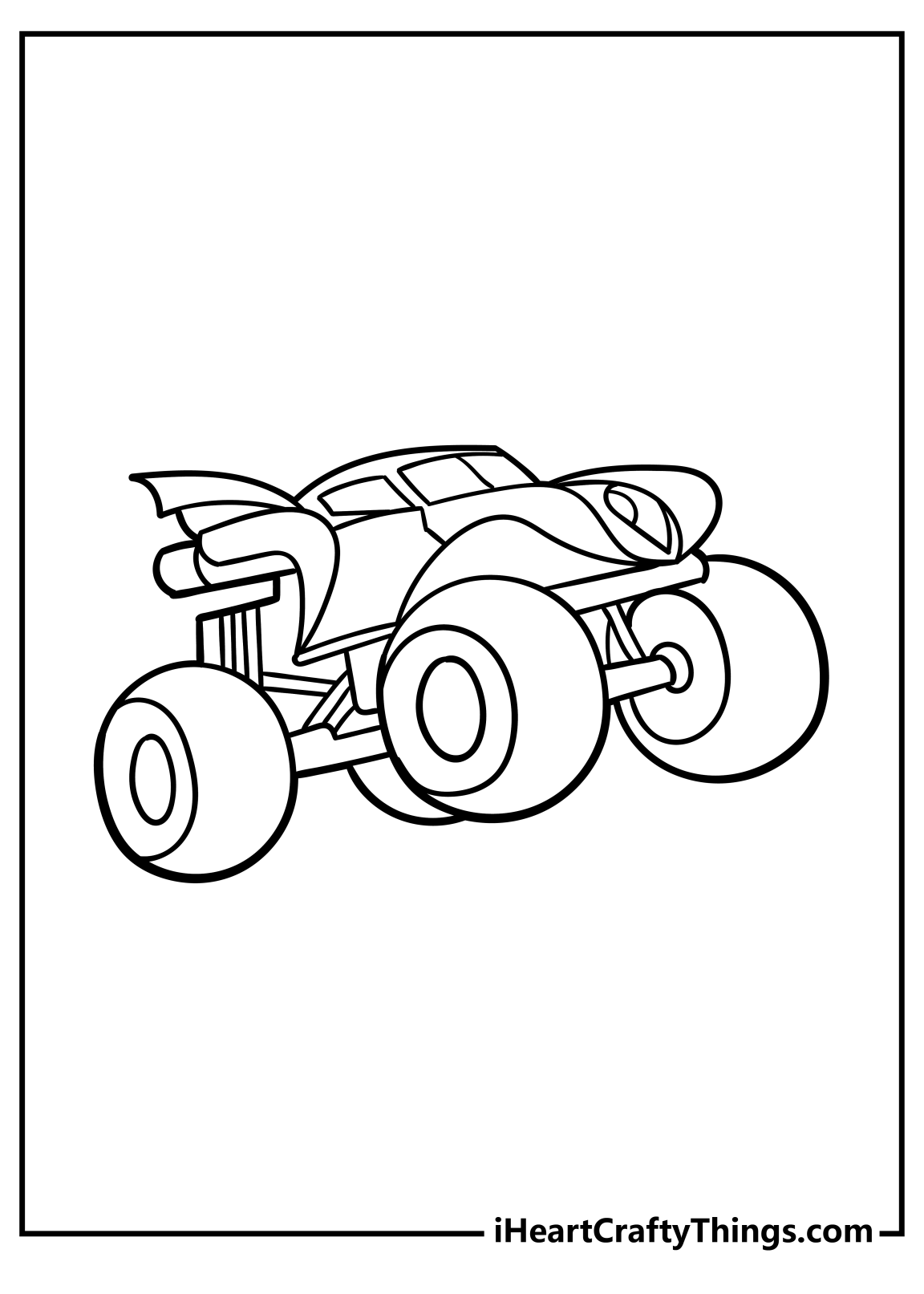 Monster Truck Coloring Pages (100% Free Printables)