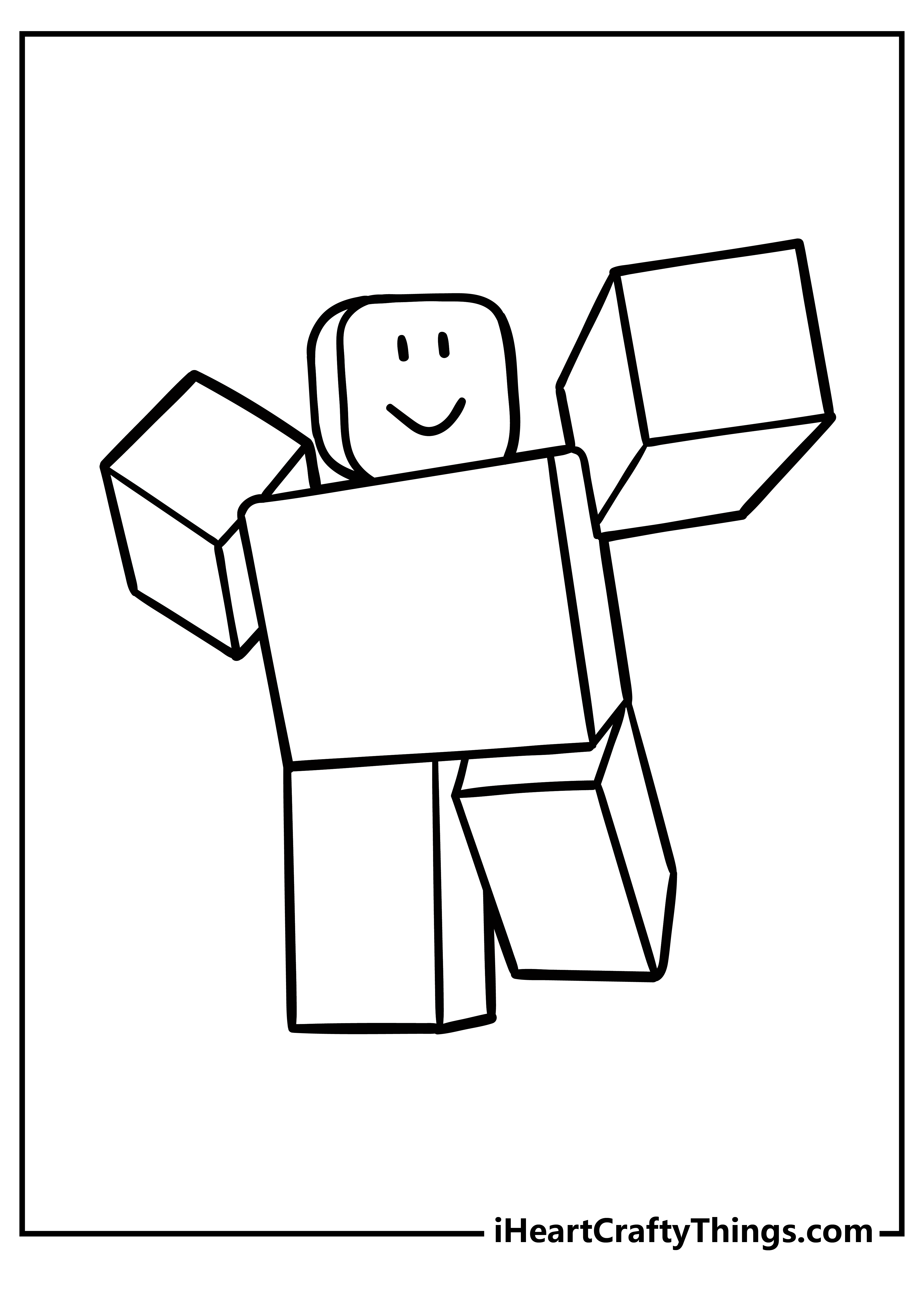 Roblox Noob and Businessman walk around Coloring Pages - Free Printable  Coloring Pages