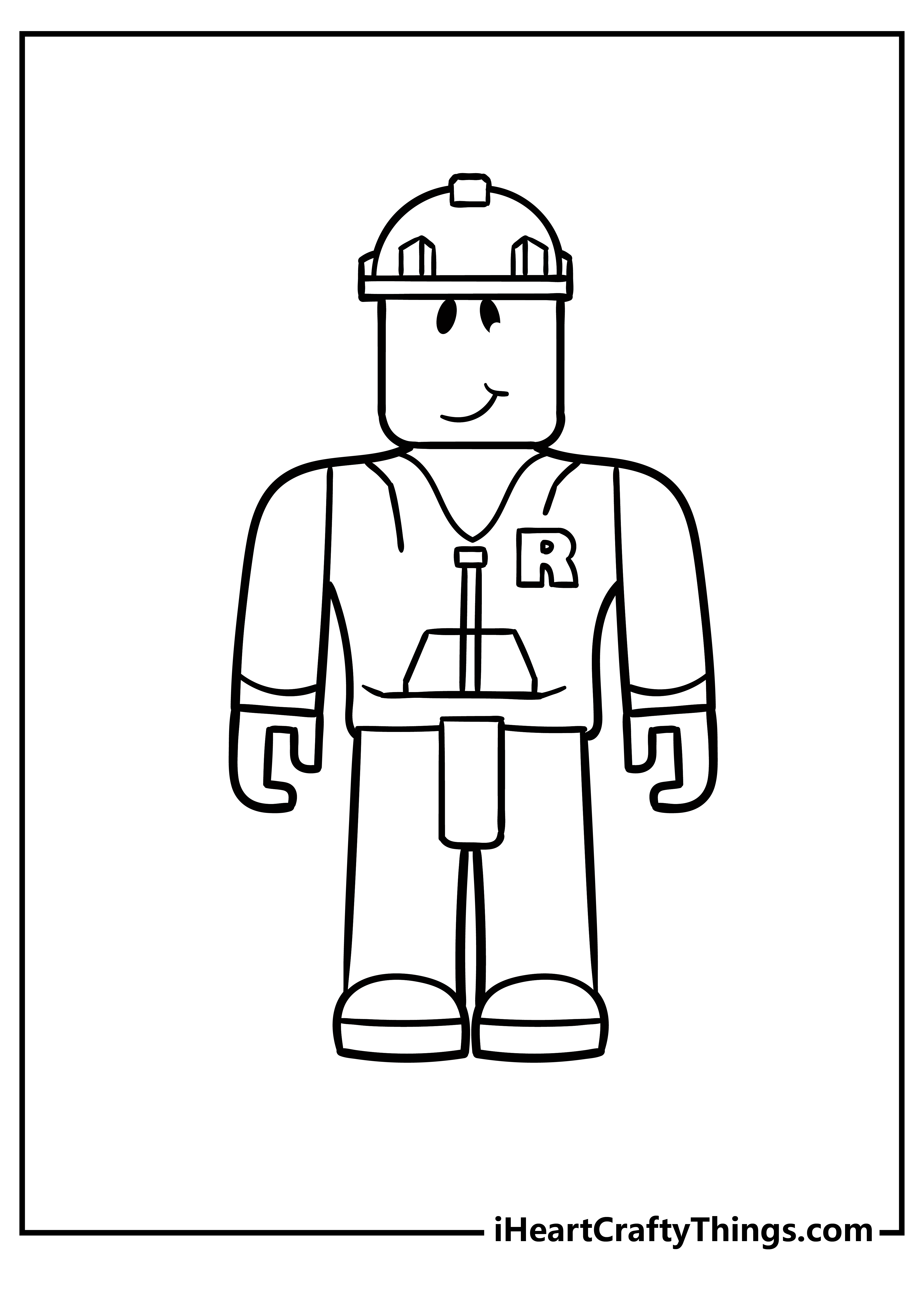 roblox para colorir 25  Coloring pages for girls, Coloring pages for kids,  Free printable coloring pages