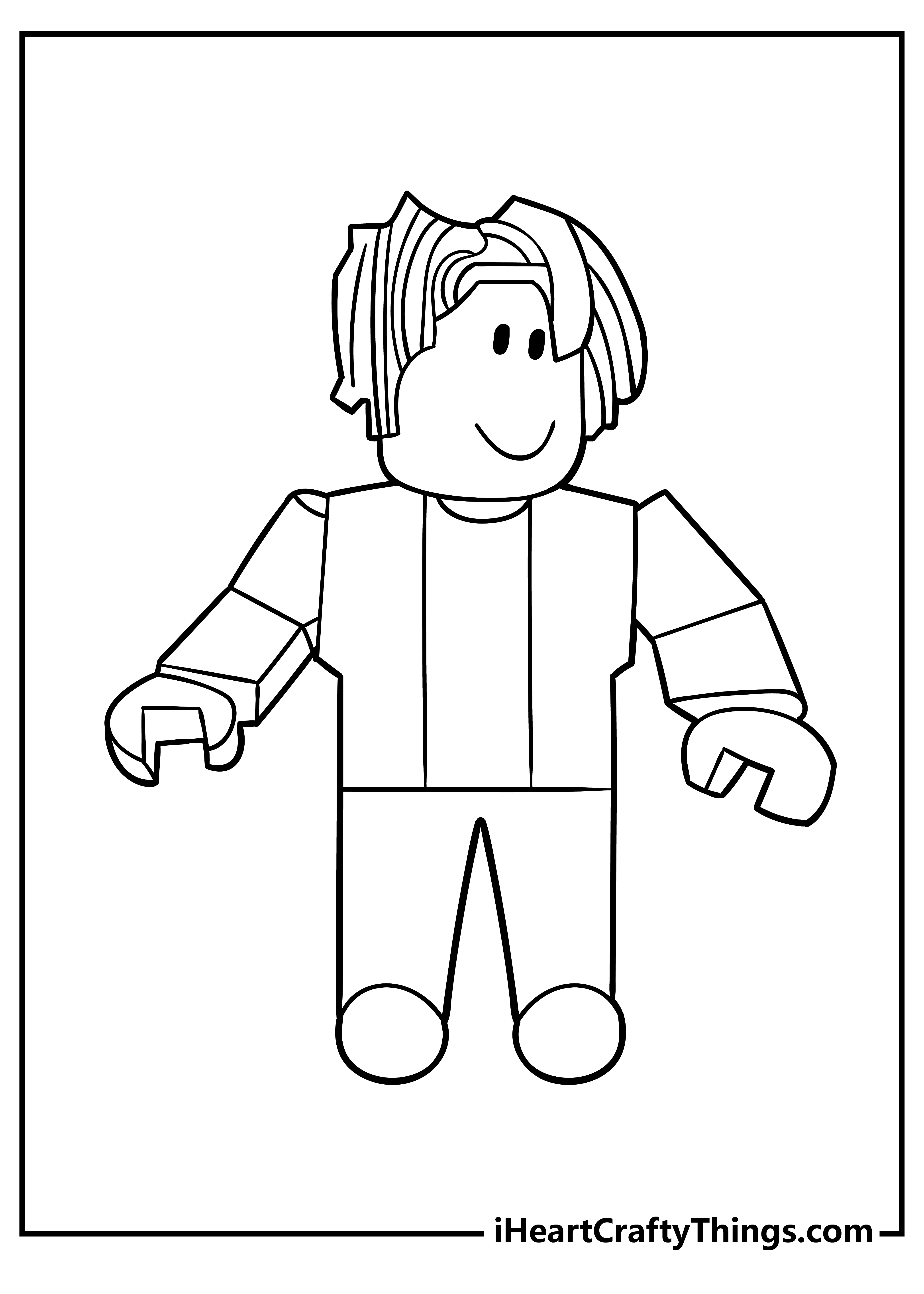 Roblox Girl with sample  Coloring pages for girls, Free printable coloring  sheets, Princess coloring pages