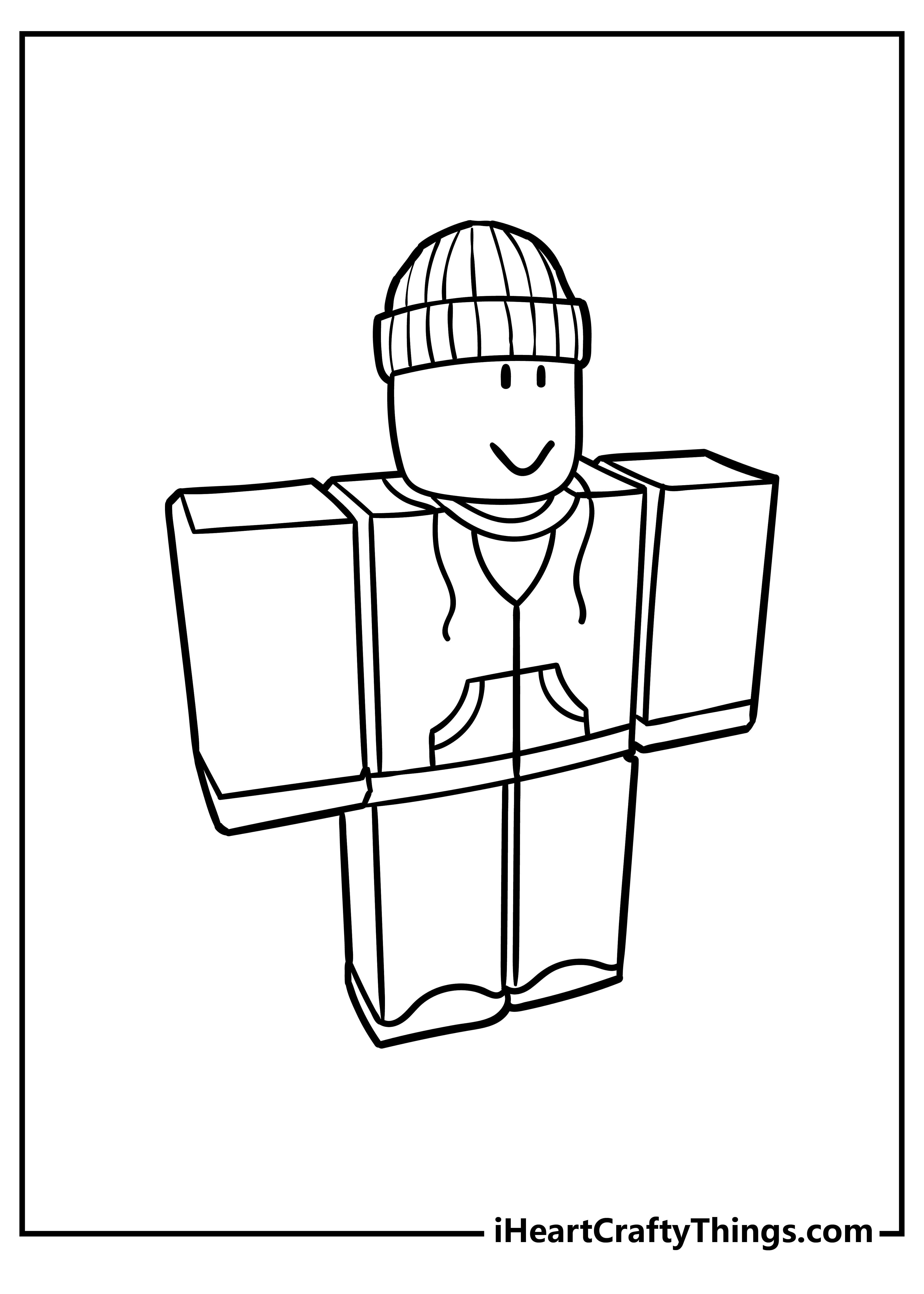 Roblox Characters Coloring Pages Logo printable for free