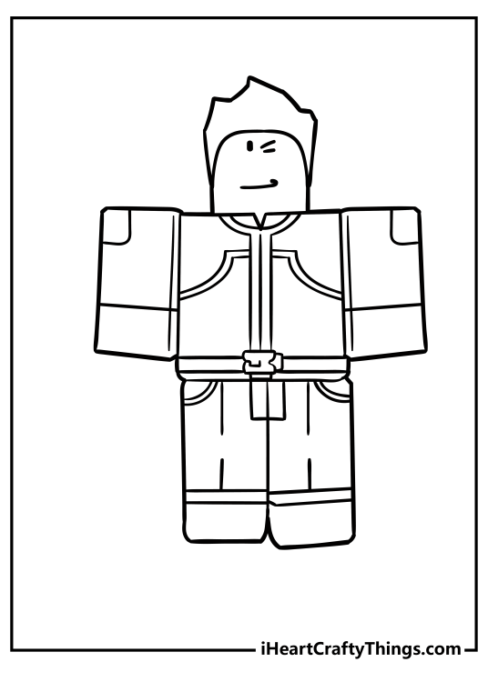 Roblox coloring pages