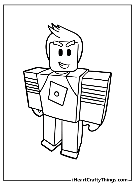 Rainbow Friends Green Roblox Coloring Pages - Free Printable Coloring Pages