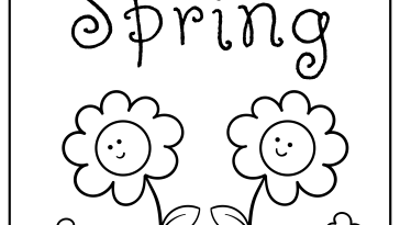 Spring Coloring Pages free printable