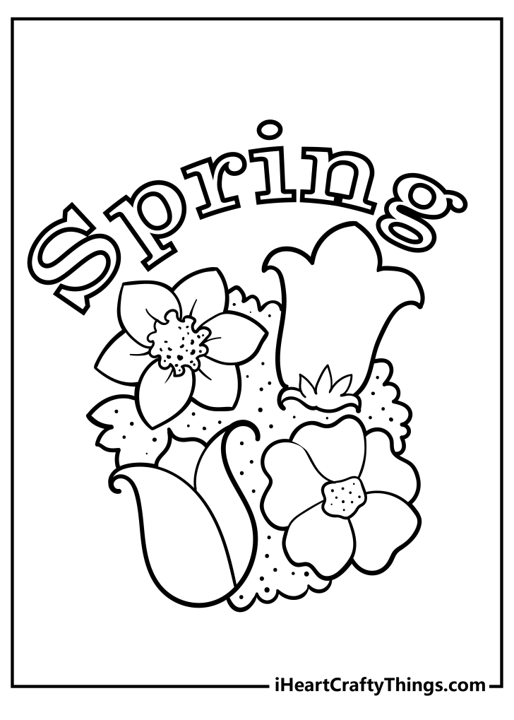 27 Spring Coloring Pages 2025 (100% Free Printables)