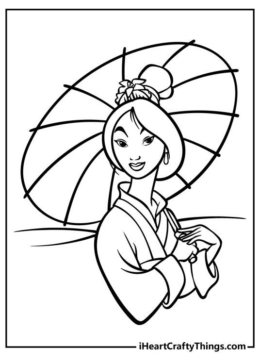 Mulan Coloring Pages (100% Free Printables)