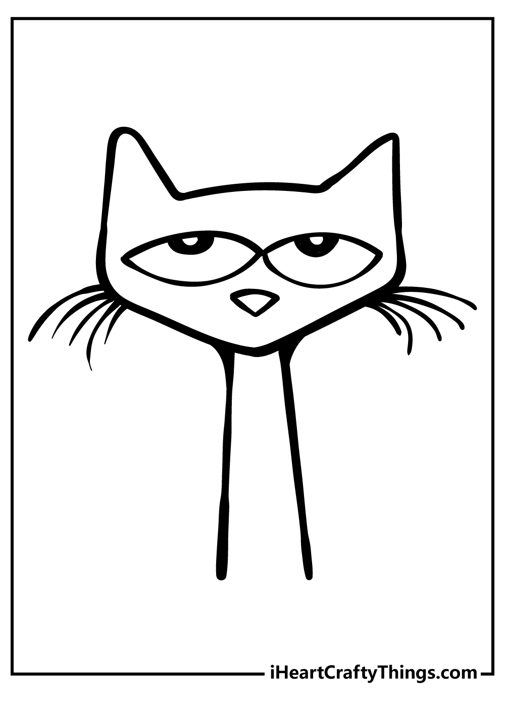 Pete The Cat Coloring Pages for kids free download
