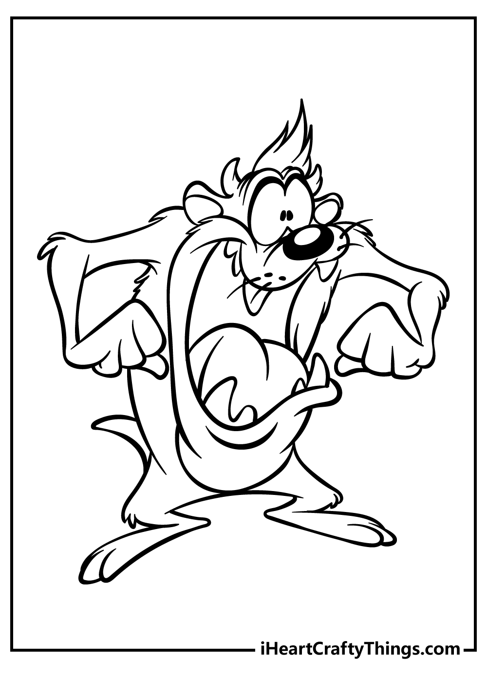 looney tunes coloring page png