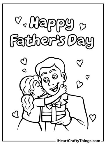 Father’s Day Coloring Pages 2024 (100% Free Printables)