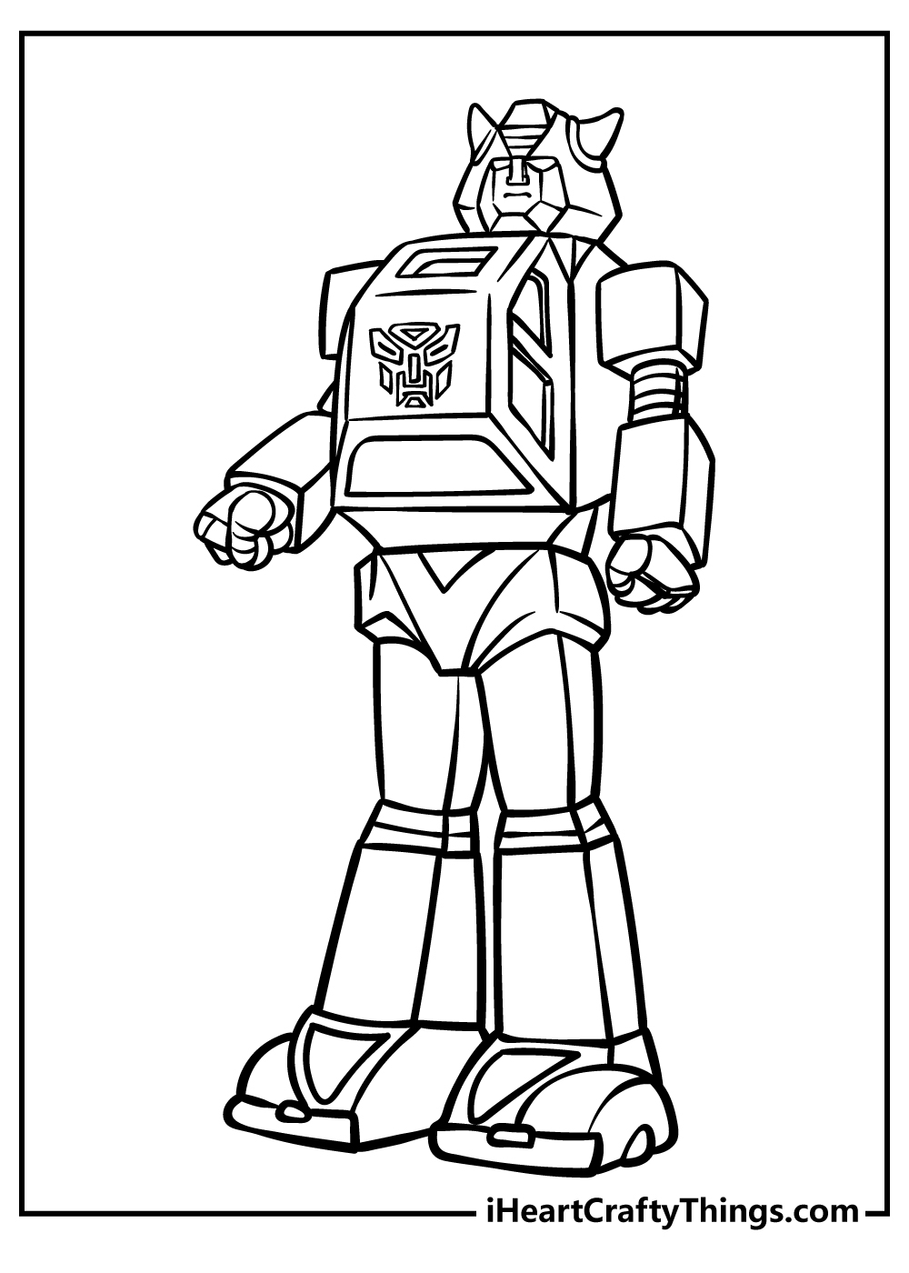 transformers coloring pages to print