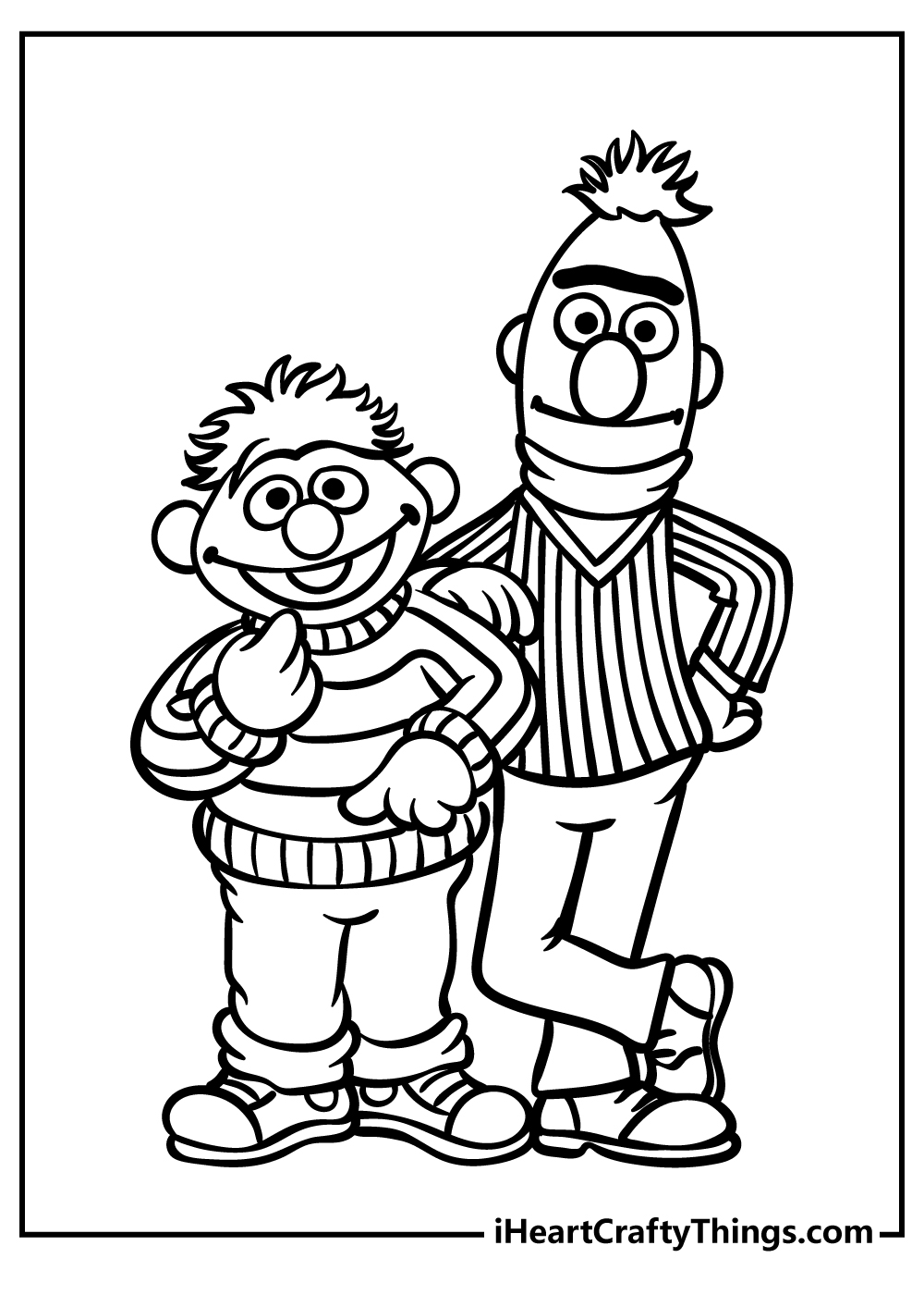 Sesame Street Coloring Book for kids free printable