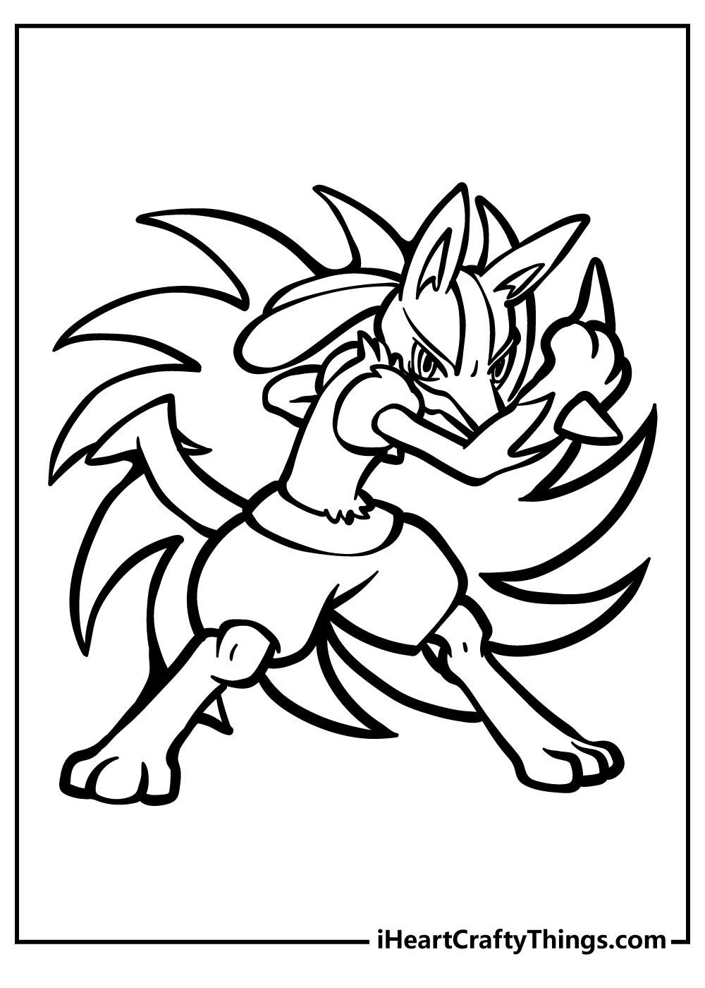 10 Awesome Mega Charizard Pokémon Coloring Pages for a Fiery Adventure