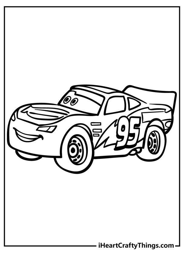 Printable Lightning Mcqueen Coloring Pages (updated 2023)