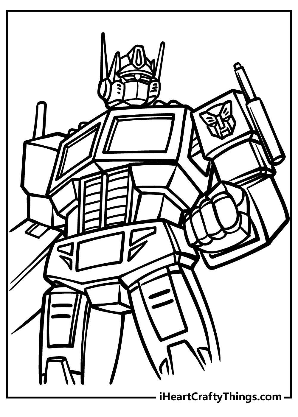 transformers coloring pages to print