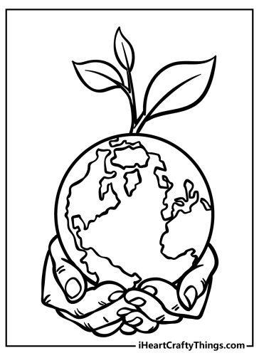 Earth Coloring Pages (100% Free Printables)