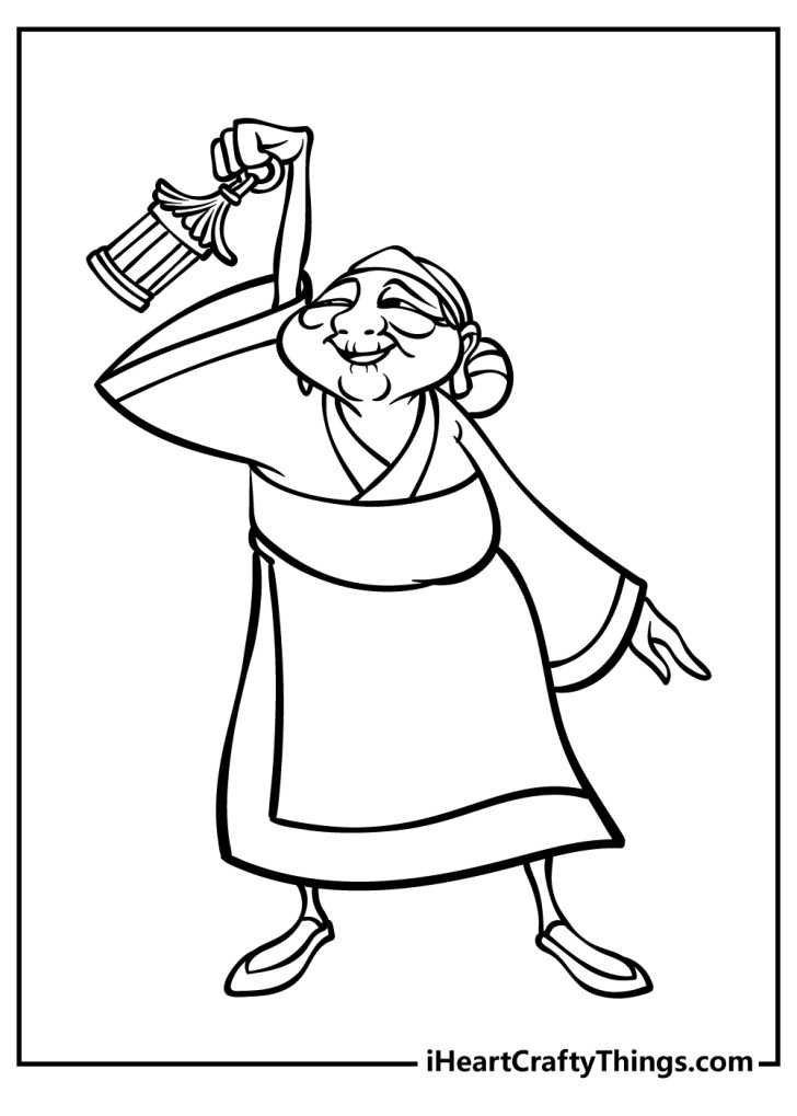 Printable Mulan Coloring Pages (Updated 2023)