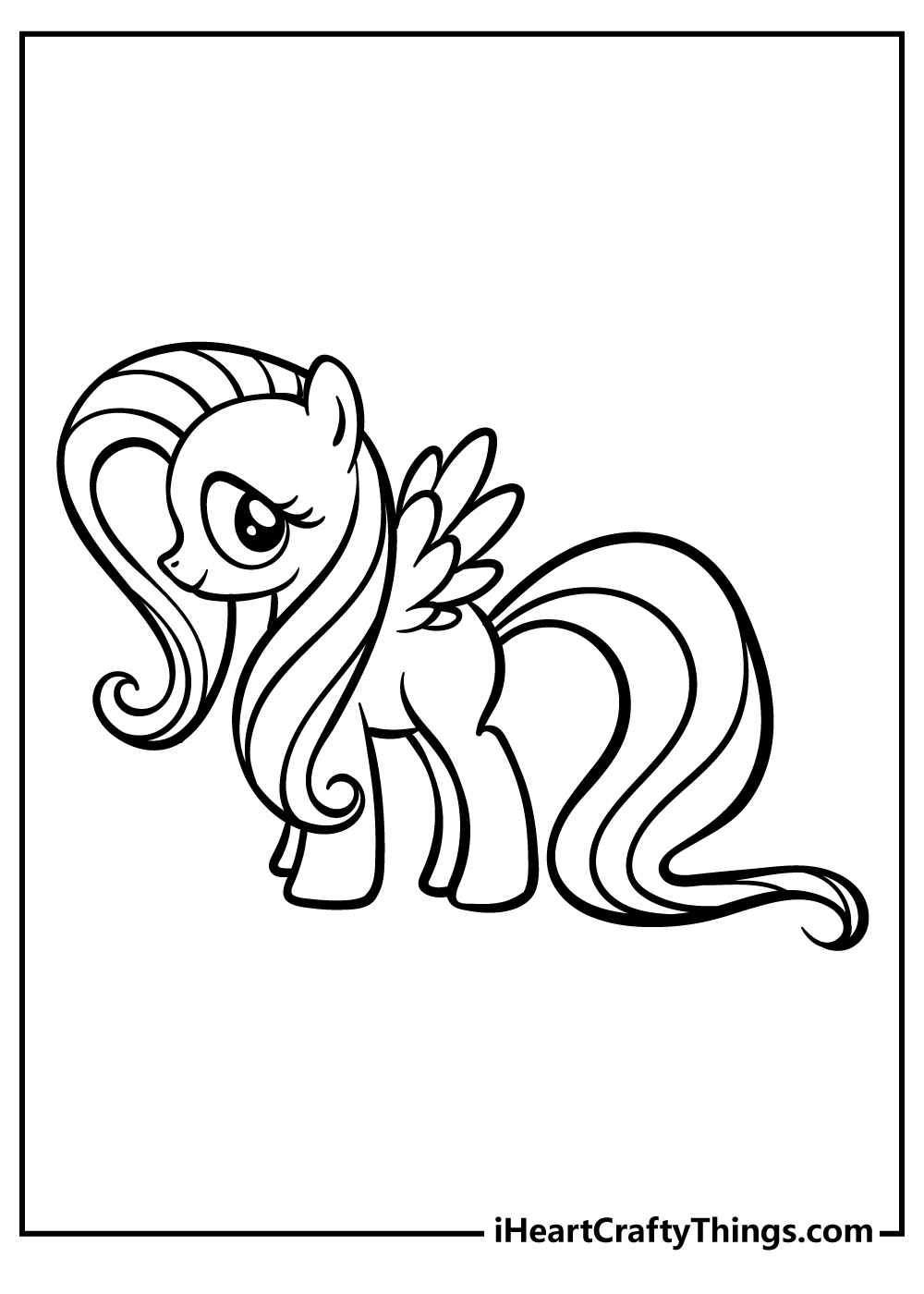 Rainbow Dash Coloring Sheet for children free download