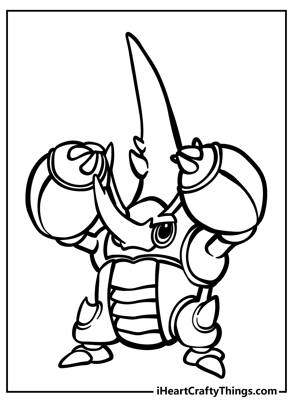 pokemon heracross coloring pages