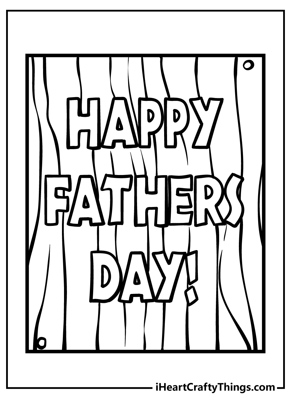 Add a “Pop” of Color: Free Printable Father's Day Coloring Sheets