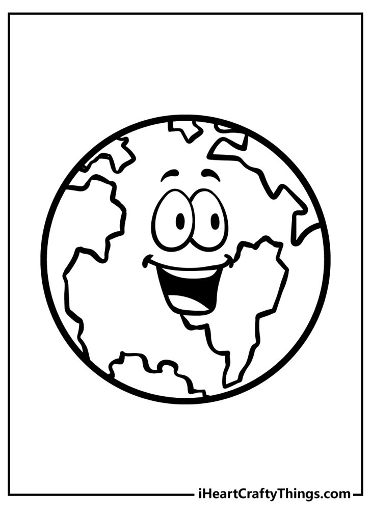 Earth Coloring Pages (100% Free Printables)