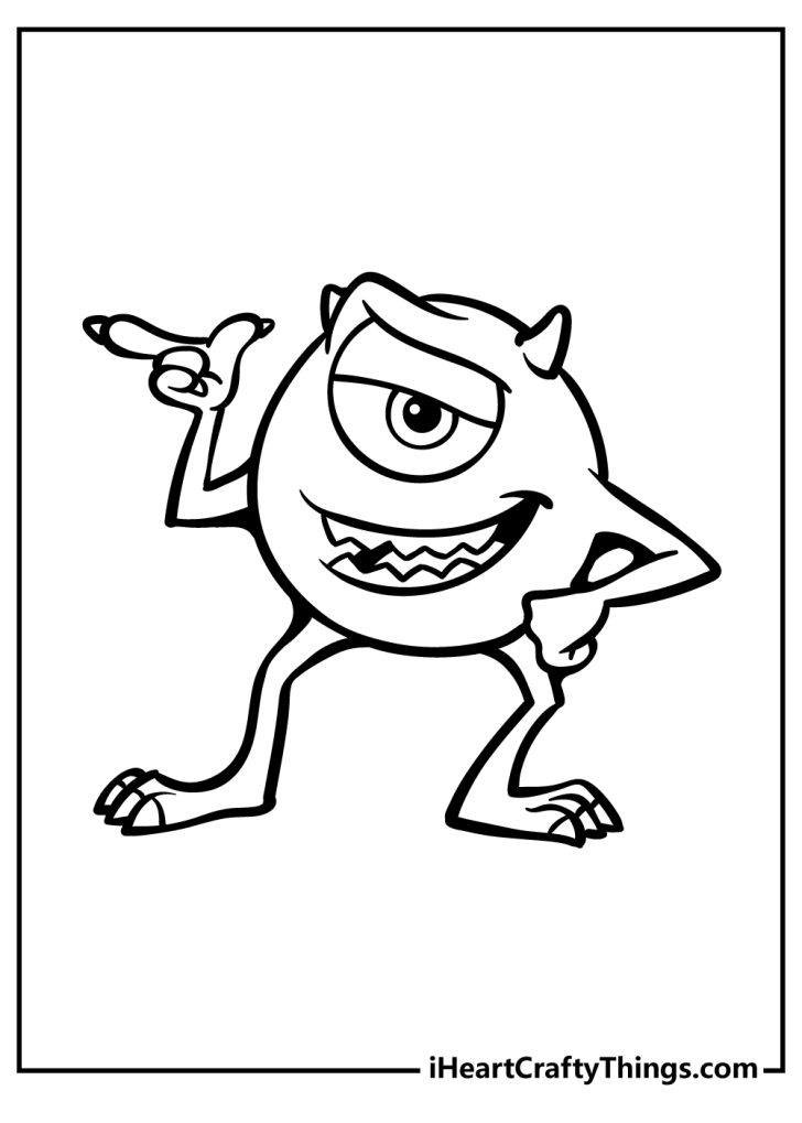 Printable Monsters Inc. Coloring Pages (Updated 2023)