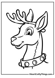 Printable Rudolph Coloring Pages (updated 2023) 399