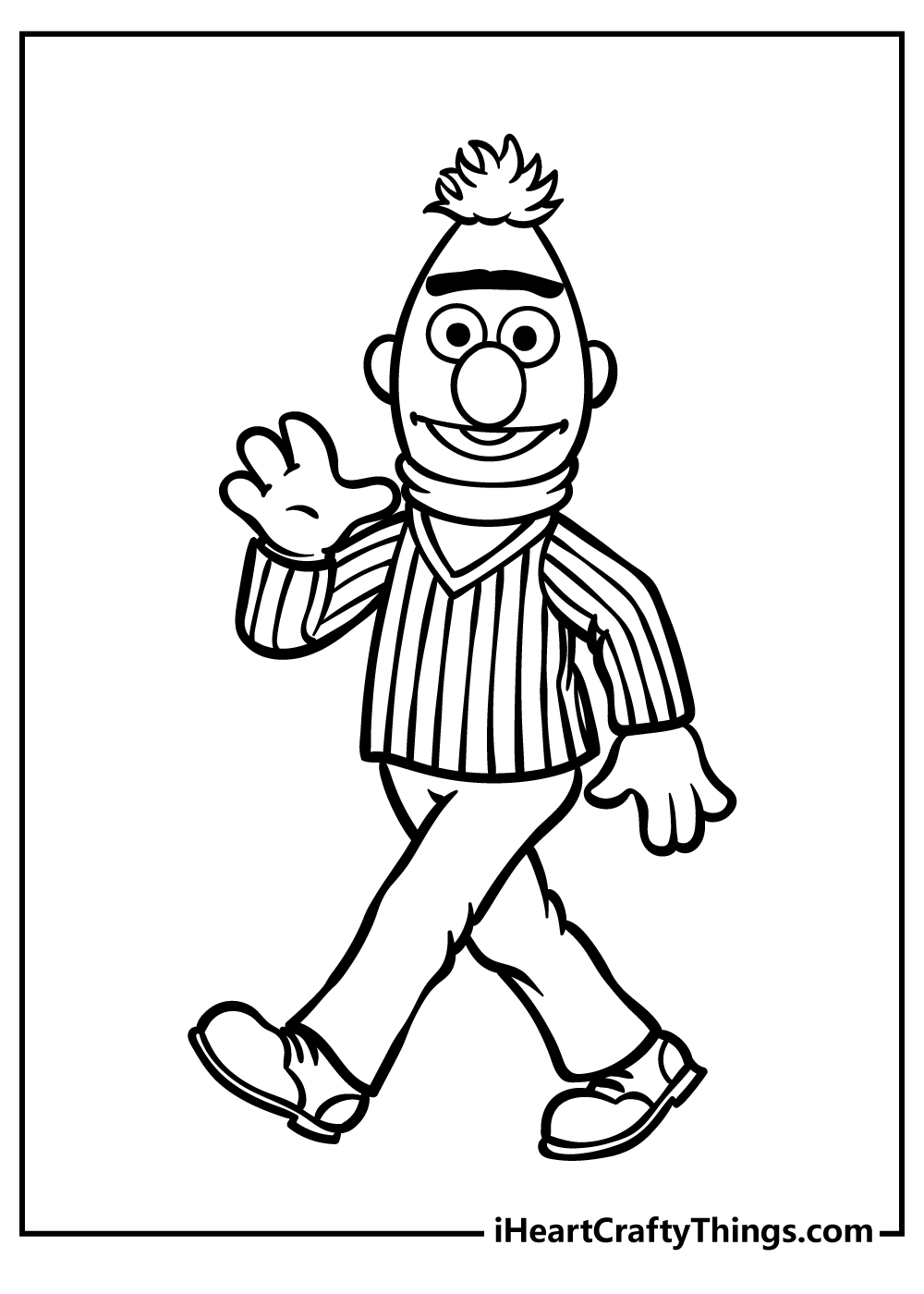 Sesame Street Coloring Sheet for children free download