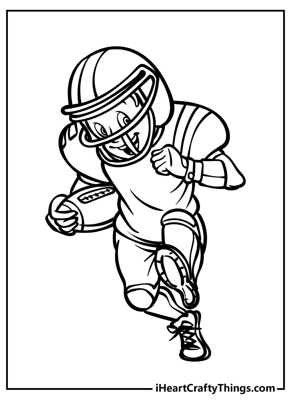 Football Coloring Pages free pdf download