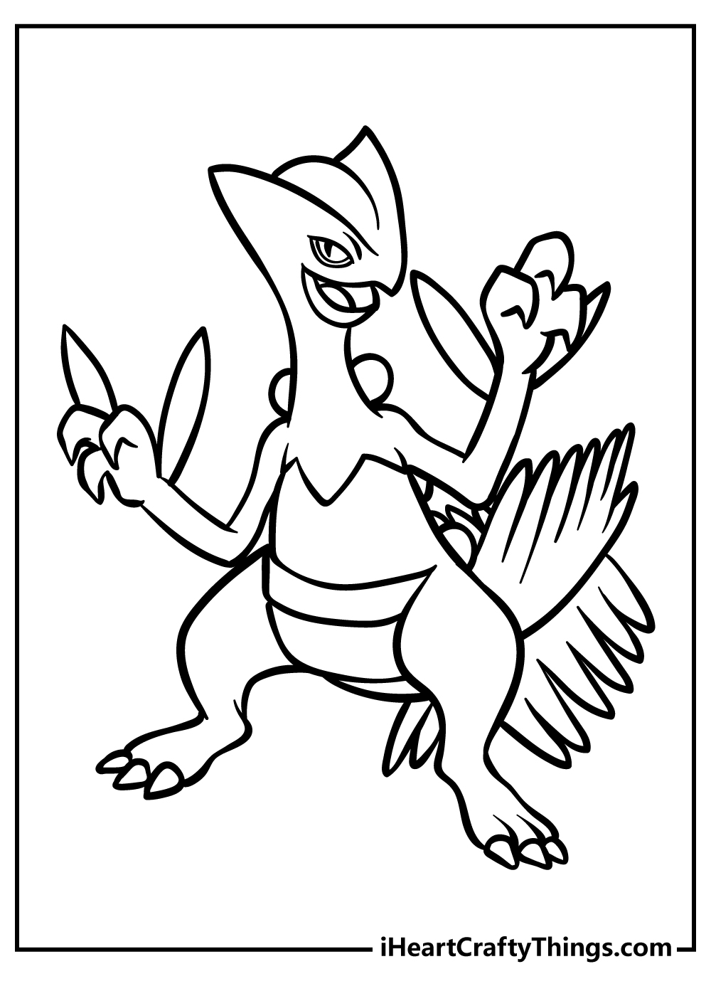 Mega Pokemon Coloring Book for adults free download