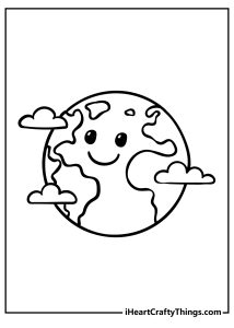 Earth Coloring Pages (100% Free Printables)