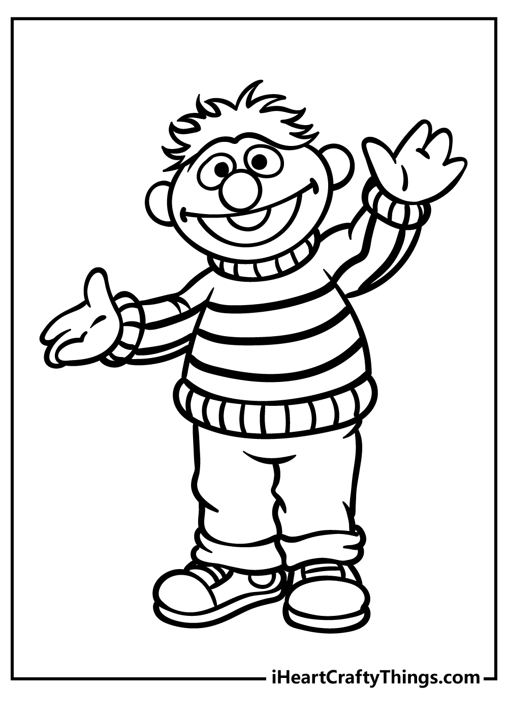 sesame street character coloring pages