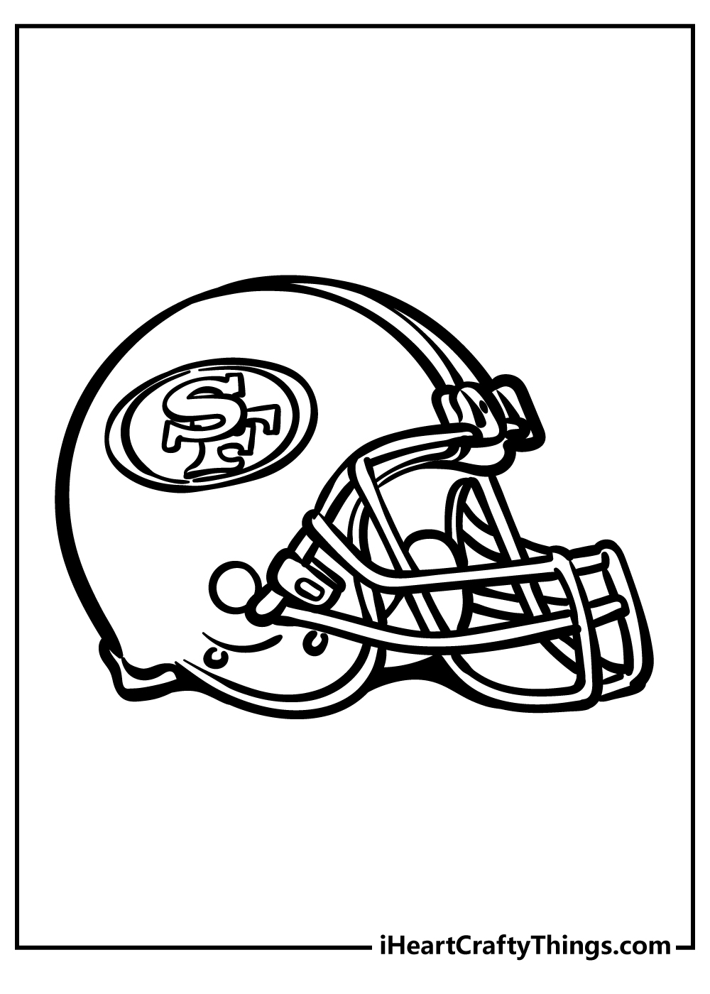Football Coloring Pages for preschoolers free printable