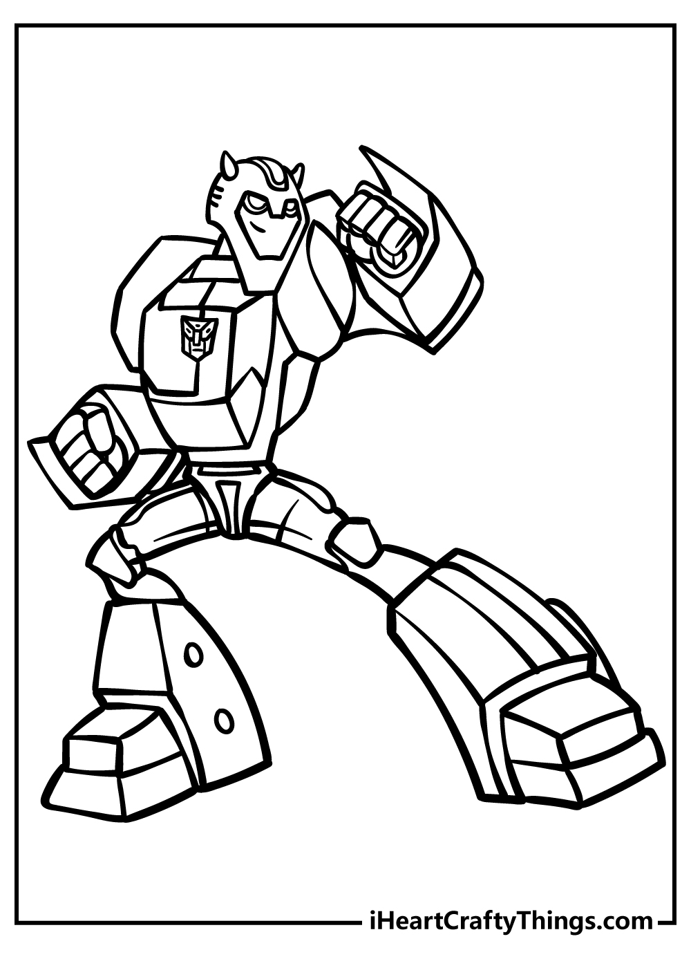 Transformers Coloring Pages for preschoolers free printable