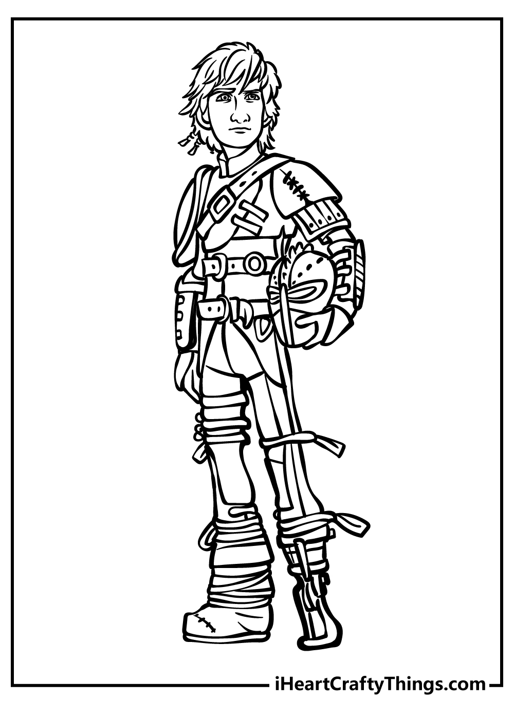 How To Train Your Dragon Coloring Page Hiccup And Toothless