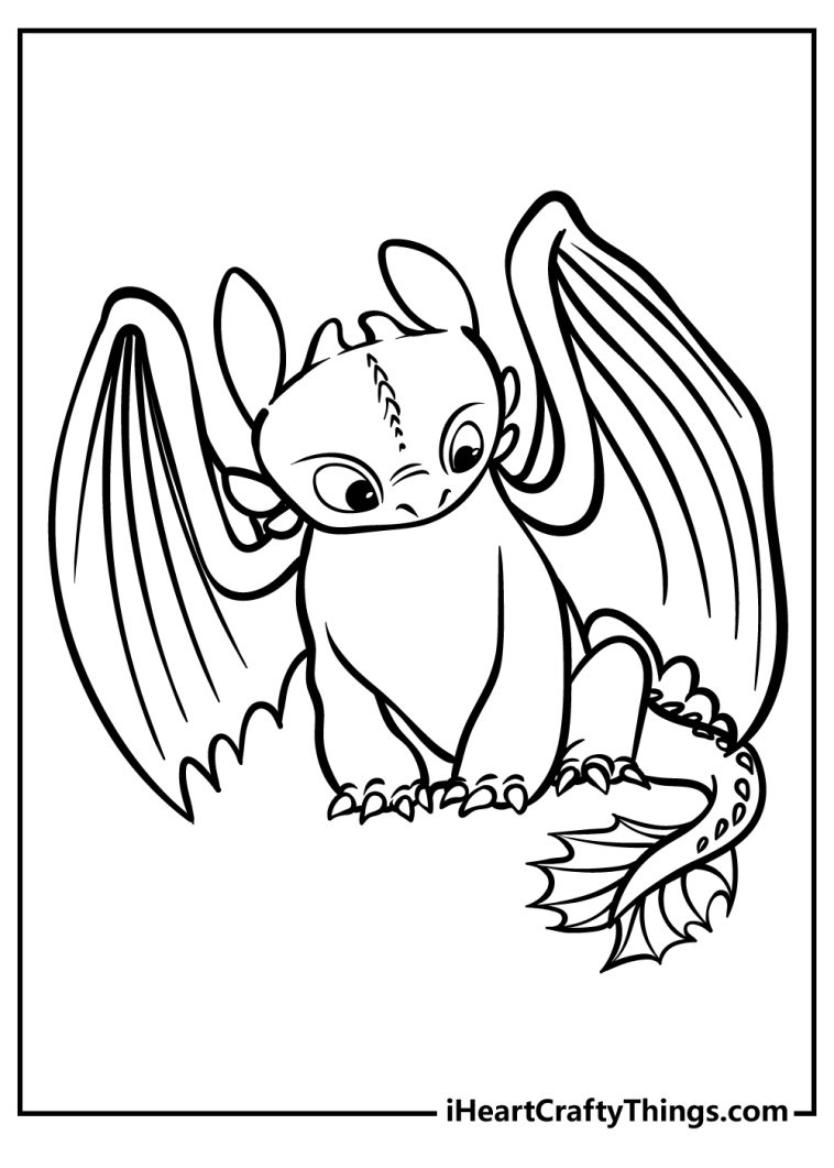 How To Train Your Dragon Coloring Pages (Updated 2024)
