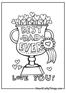 Father’s Day Coloring Pages 2024 (100% Free Printables)