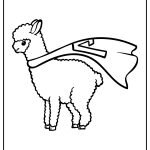 llama Coloring Pages free printable