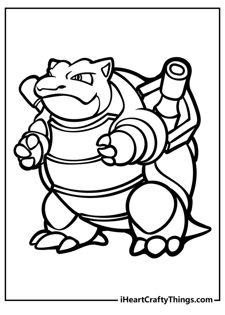 Mega Pokemon Coloring Pages (100% Free Printables)