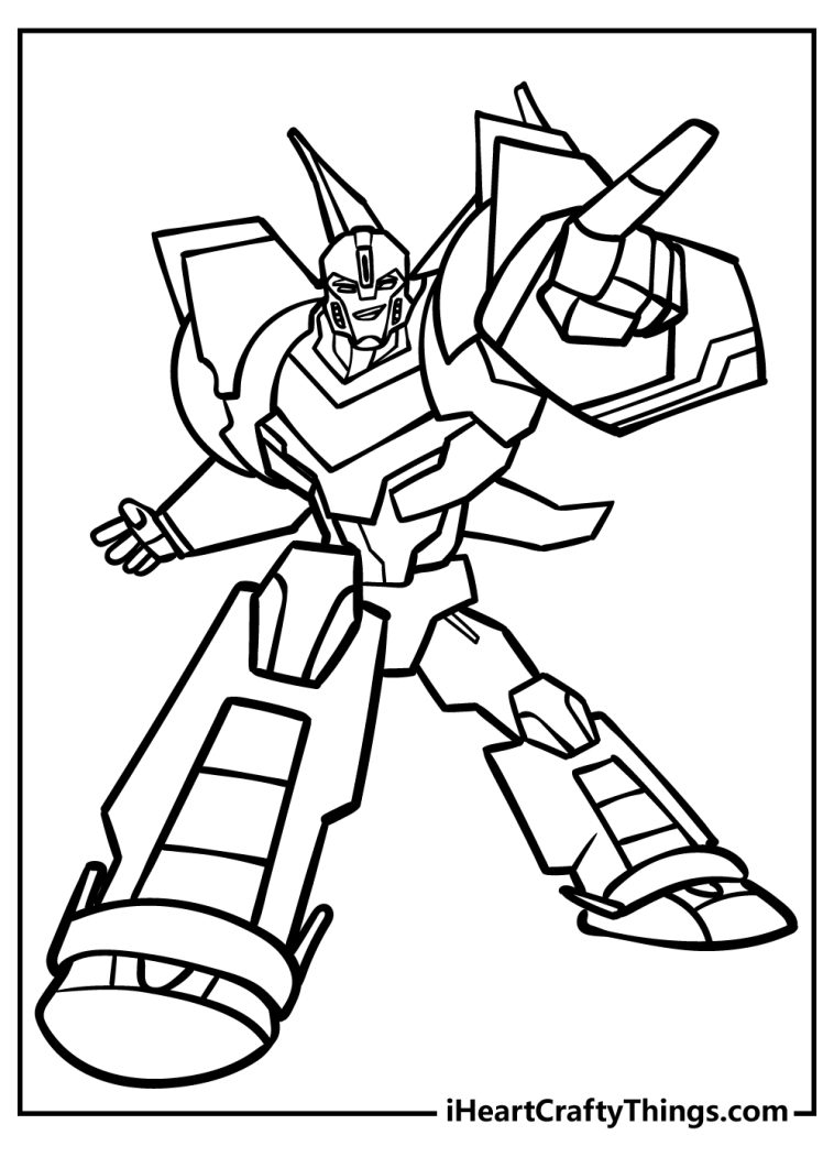 Transformers Coloring Pages 100 - 3 9 758x1061