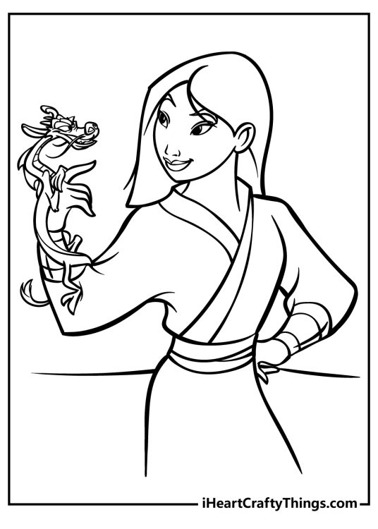 10 Mulan Coloring Pages to Honor the Legendary Warrior