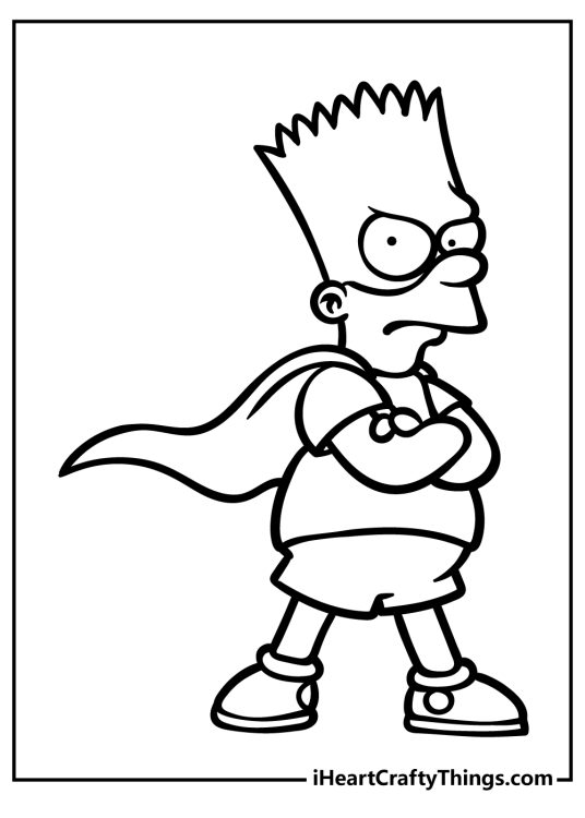 Simpsons Coloring Pages (100% Free Printables)