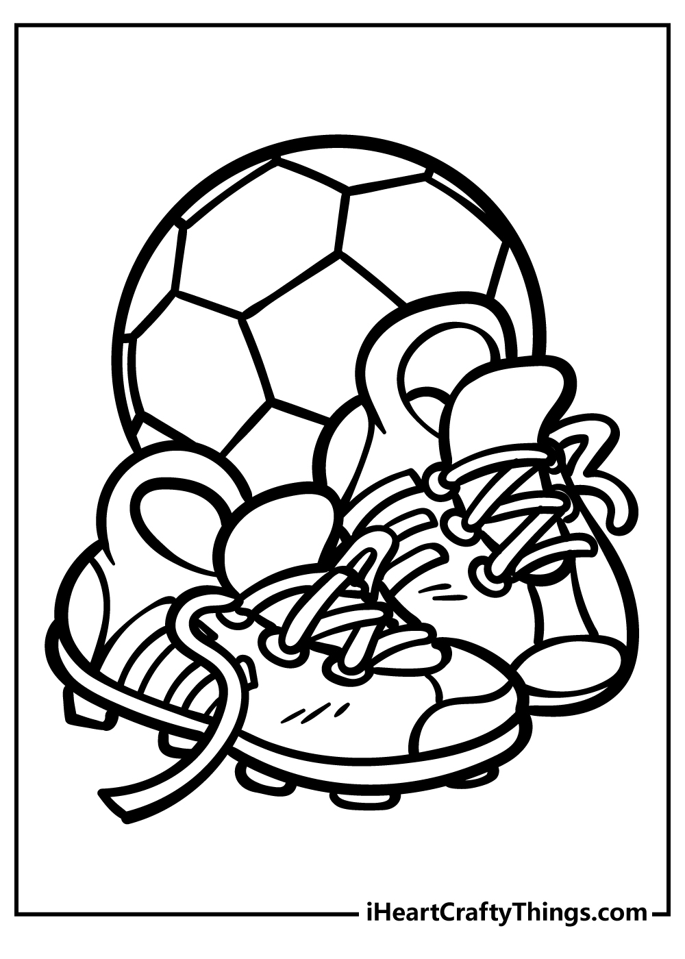 Soccer Coloring Pages for preschoolers free printable