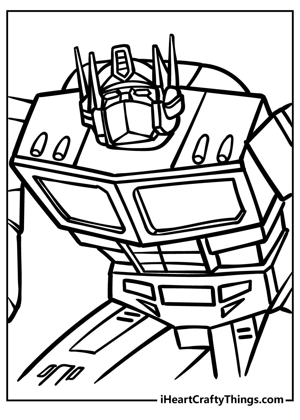 transformer car coloring pages