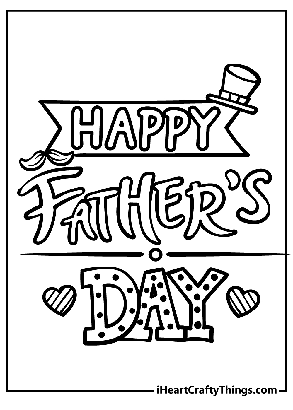 Father's Day Coloring Pages (100% Free Printables)