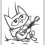 Pete The Cat Coloring Pages free printable