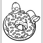 Simpsons Coloring Pages free printable