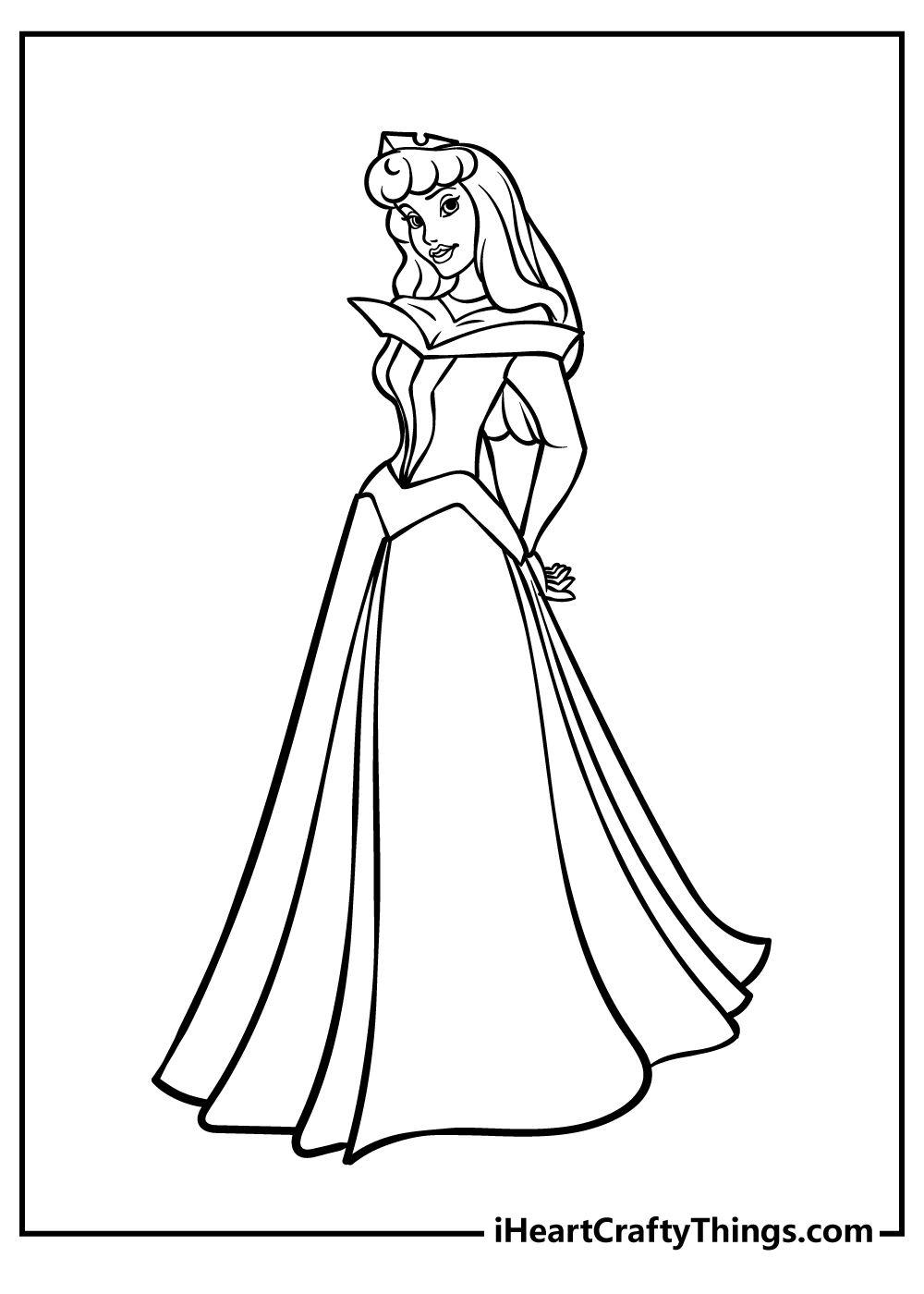 Coloring Pages Of Princess Aurora   6 29 