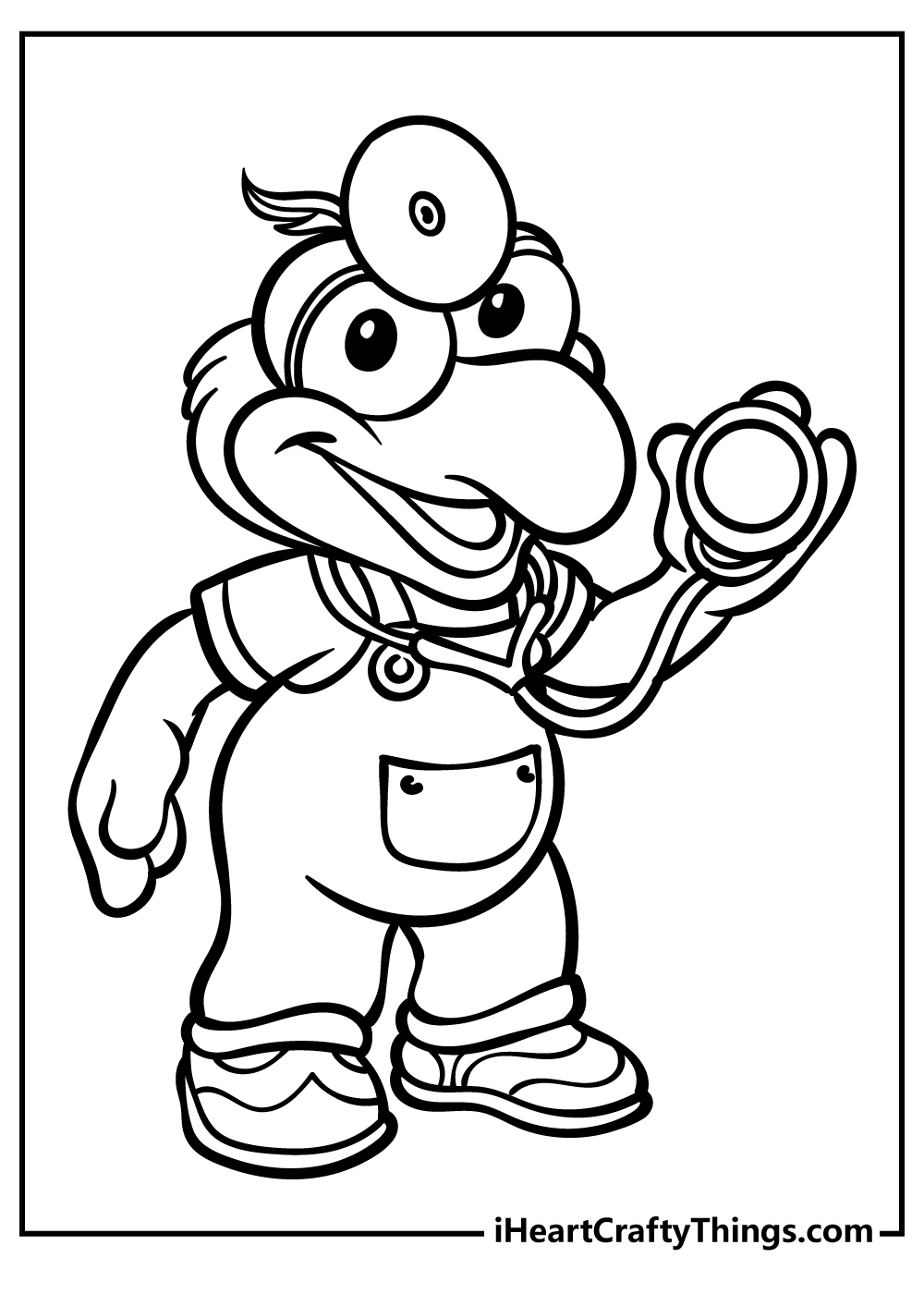 Muppet Babies Coloring Book for kids free printable